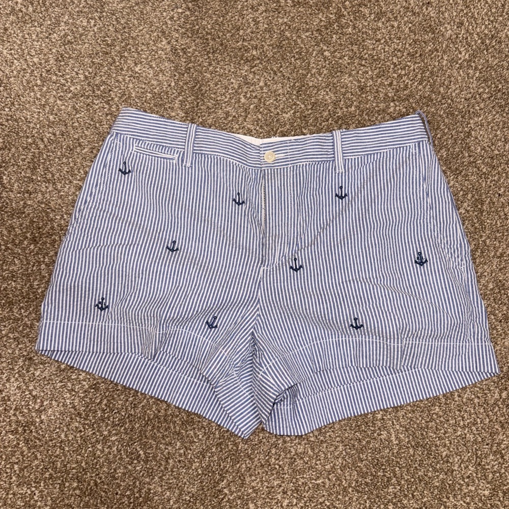 Polo Ralph Lauren Blue Striped Women's Shorts